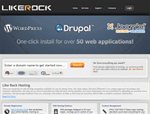 Tablet Screenshot of likerock.com